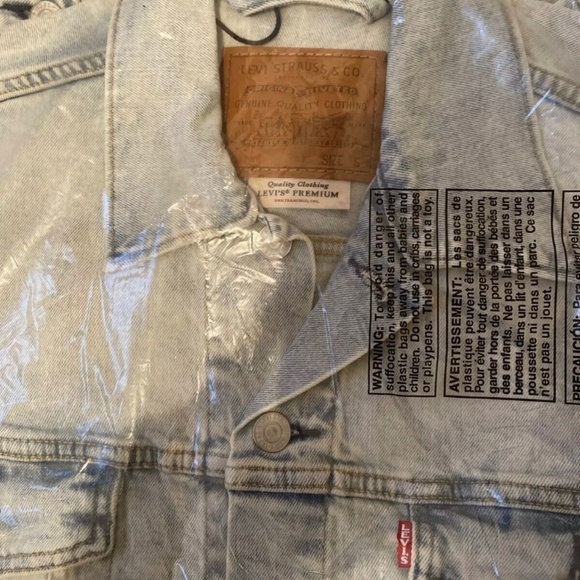 Levi’s premium trucker jacket Light Blue Spirit St - Picture 1 of 2